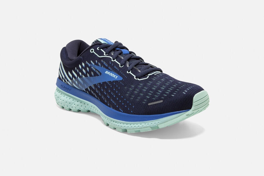 Brooks Ghost 13 Road Loopschoenen Dames - Donkerblauw/Blauw - 236948KHN